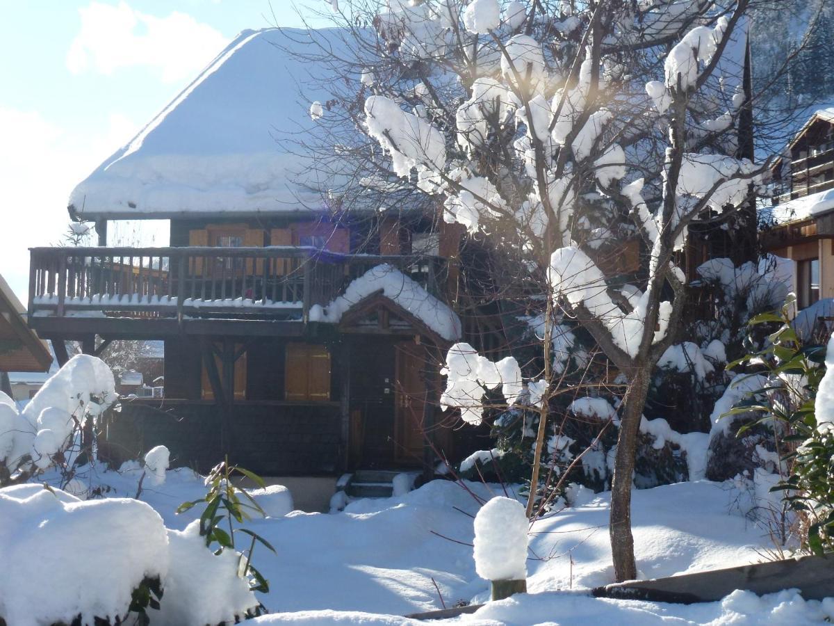 "Chalet Les Aravis" Chalet Et Appartements Le Grand-Bornand Eksteriør bilde