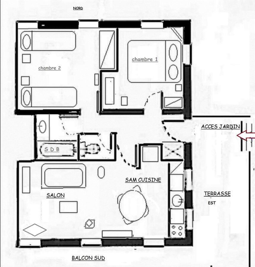 "Chalet Les Aravis" Chalet Et Appartements Le Grand-Bornand Eksteriør bilde