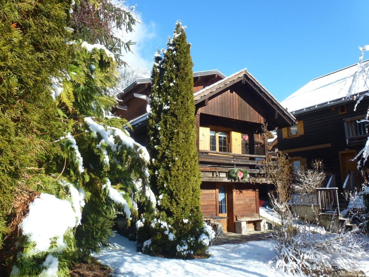 "Chalet Les Aravis" Chalet Et Appartements Le Grand-Bornand Eksteriør bilde